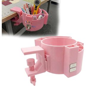 Sewing Table Organizer, Craft Table Clamp Organizer,Multi-Slot & Strong Magnets,for Fabric Scraps, Scissors, Sewing Notions Adjustable Clamp No Installation Required in Saudi Arabia