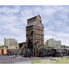 Walthers Cornerstone Series Kit HO Scale "Wood" Coaling Tower, 8, Grey in Kuwait