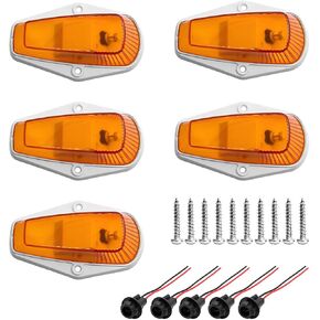 5PCS Truck LED Cab Marker Light, 12V Front Top Roof Running Lamp Assembly, Bright Top Clearance Signal Running Light, Compatible with F150 F250 F350 Super Duty Pickup Trucks in Saudi Arabia