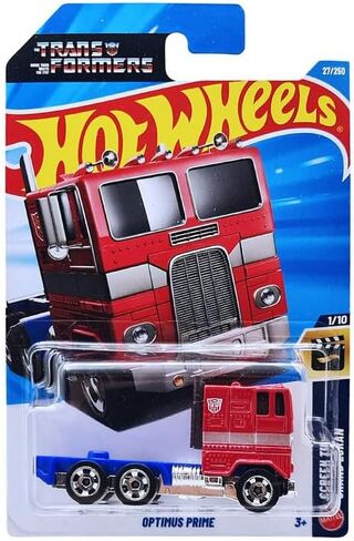 Hot Wheels Optimus Prime [Red & Blue], HW Screen Time 1/10, 27/250 in Kuwait