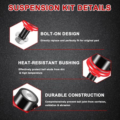 2Pcs K750094 K750095 Front Sway Bar Link Kit Suspension Stabilizer Bar End Links Compatible with Buick for Enclave 2008-2017, for Traverse for Acadia for Outlook in Saudi Arabia