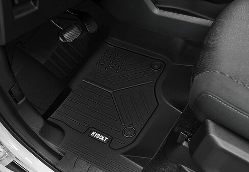 KYBOLT TPE Floor Mats Compatible with 2015-2024 Ford F150/F150 Lighting Supercrew/Crew Cab(First Row Bucket Seats Only),Not Fit Rear Seat with Under-Seat Fold Flat Storage in Kuwait