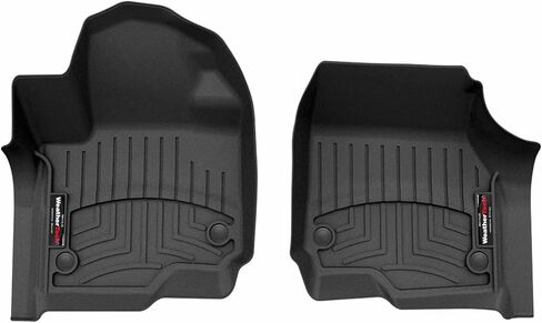 WeatherTech Custom Fit FloorLiners for Lincoln Navigator L, Expedition Max, Expedition Max - 1st Row (4419481), Black in Kuwait