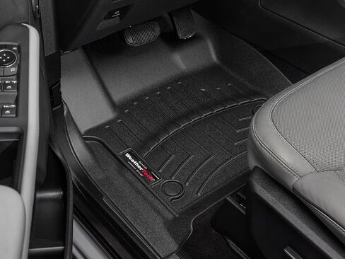 WeatherTech Custom Fit FloorLiners for Lincoln Navigator L, Expedition Max, Expedition Max - 1st Row (4419481), Black in Kuwait