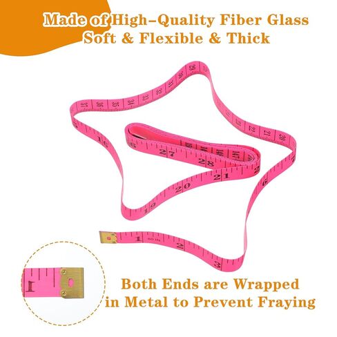 10 Pcs Soft Tape Measure for Body Measurements, 5-Color Flexible Measuring Tape for Body, Cinta Metrica para El Cuerpo for Tailoring Sewing and Bodys Measurements in Saudi Arabia