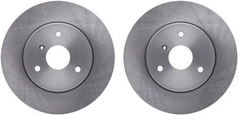 Dynamic Friction Company Front Brake Rotors Fits 2005-2015 Smart Fortwo; 2016 Smart Fortwo Electric Drive| Blank Disc Brake Rotors 11" Front in Kuwait