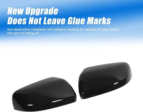 Side Door Mirror Cover Compatible with Honda Pilot 2023-2026/ Honda Passport 2026 Accessories, Car Outside Rear View Mirror Housing Protector Cover Cap Trim ABS 2PCS (Glossy Black) in Kuwait