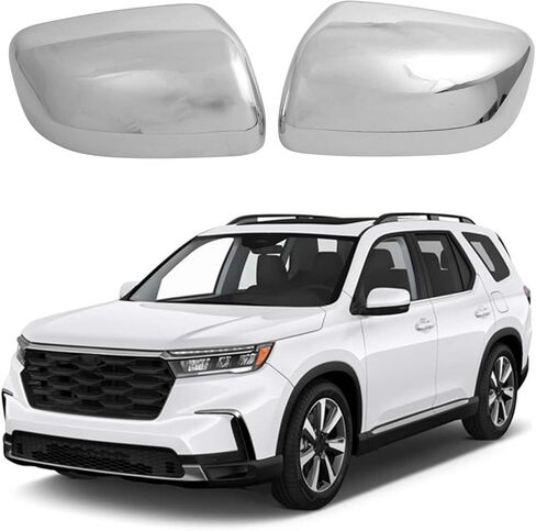 Side Door Mirror Cover Compatible with Honda Pilot 2023-2026/ Honda Passport 2026 Accessories, Car Outside Rear View Mirror Housing Protector Cover Cap Trim ABS 2PCS (Glossy Black) in Kuwait