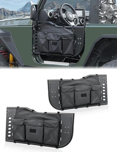JROAD Side Mirrors for Half Doors Side View Mirrors for Tubular Doors Compatible with Jeep Wrangler TJ JK JL Gladiator JT 1997-2025 -1 Pair in Saudi Arabia