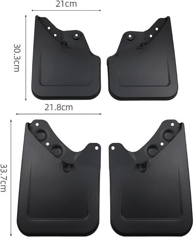 Mud Flaps Splash Guards Compatible with Toyota Tacoma 2024 2025, 4PCS Mud Guards Accessories Front and Rear, No Drilling Heavy Duty Fender Mudguards Kit with Hardware Accessories (Extra Large Version) in Saudi Arabia
