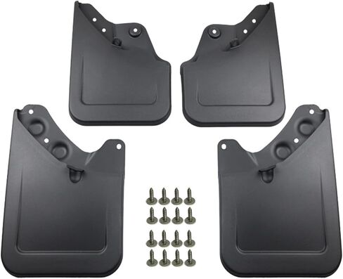Mud Flaps Splash Guards Compatible with Toyota Tacoma 2024 2025, 4PCS Mud Guards Accessories Front and Rear, No Drilling Heavy Duty Fender Mudguards Kit with Hardware Accessories (Extra Large Version) in Kuwait