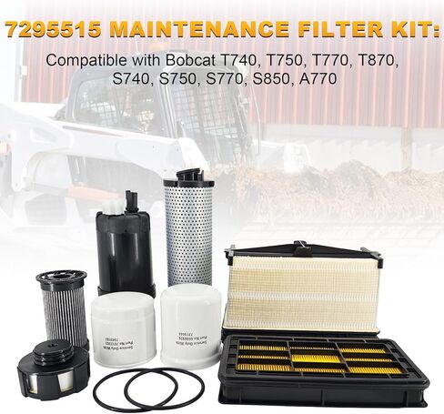 7295515 Maintenance Filter Kit for Bobcat T740 T750 T770 T870 S740 S750 S770 S850 A770, 8PCS 1000/3000-Hour fuel filter 7023589 6727475 7343102 7286652 7010031 6692337 7319444 7414582 in Saudi Arabia