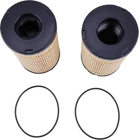 2X Fuel Filters Element 4816636 26560201 with O-Rings Compatible with Perkins 1104 Diesel Series Engine 1104D 1104C 1104A 1106C 1106D for Caterpillar 1R-1804 1R-0794 in Kuwait