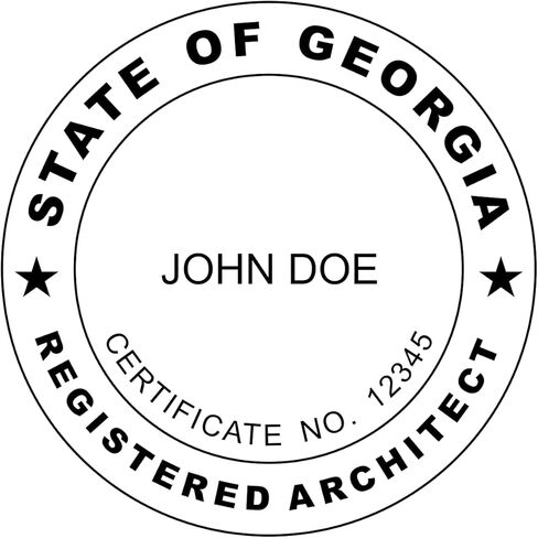 Self Inking Stamp Architect Stamp Custom Rubber Stamp Personalized Stamp Ink Stamp Architect Stamp for State of Florida in Saudi Arabia
