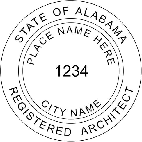 Self Inking Stamp Architect Stamp Custom Rubber Stamp Personalized Stamp Ink Stamp Architect Stamp for State of Florida in Saudi Arabia