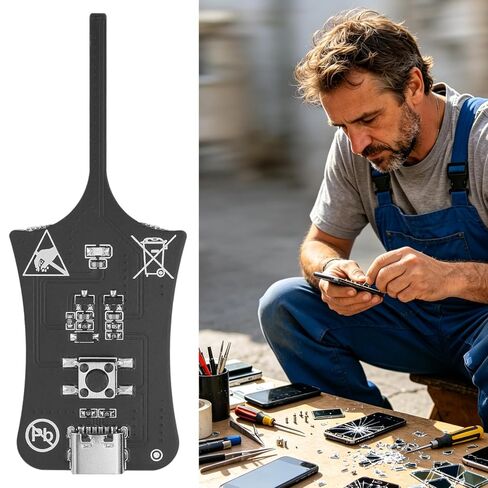 2pcs Inductance Tester, Premium Durable Motherboards Coils Capacitance Induction Inductor Tester, Component Circuit Board Quick Fault Electronic Test Meter Tool for Beginner and Professionals in Kuwait