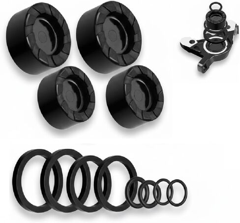 Hydraulic Brake Caliper Heat Dissipation Piston Kit - Compatible with Shimano Saint Zee M640 M810 M820 & XTR/XT/SLX M7120 M8020 M8120 M9120 in Saudi Arabia