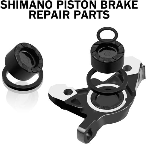 Hydraulic Brake Caliper Heat Dissipation Piston Kit - Compatible with Shimano Saint Zee M640 M810 M820 & XTR/XT/SLX M7120 M8020 M8120 M9120 in Saudi Arabia