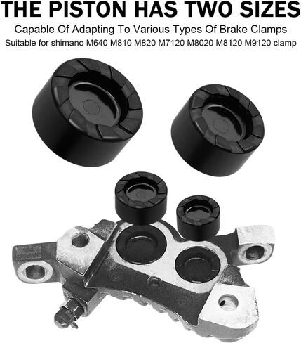 Hydraulic Brake Caliper Heat Dissipation Piston Kit - Compatible with Shimano Saint Zee M640 M810 M820 & XTR/XT/SLX M7120 M8020 M8120 M9120 in Saudi Arabia