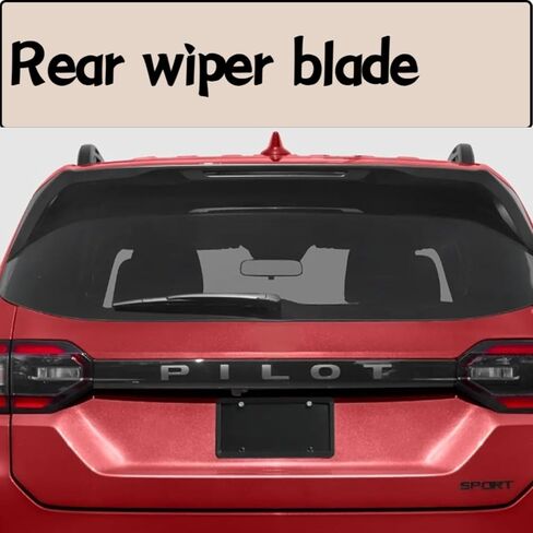 Rear wiper blade For Honda Pilot 2023 2024 2025 EX-L Elite LX Sport Touring TrailSport Rear back windshield wiper blade in Kuwait