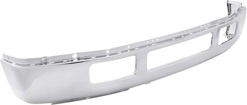 BUMPERS THAT DELIVER - Chrome, Steel Front Bumper Face Bar Compatible with 2005 2006 2007 Ford F-250 F-350 Super Duty 05 06 07, FO1002392 in Kuwait