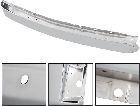 Steel Chrome Front Bumper Impact Face Bar without Center Air Intake Hole Replacement for 2007-2013 Silverado 1500 2500 3500 GM1002831 15941850 in Kuwait