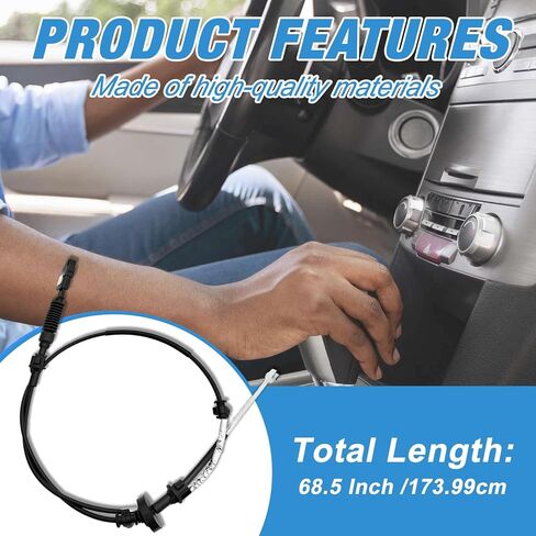 15772244 Transmission Shift Shifter Control Cable Gearshift Cable Fit for 1996-2002 GMC Savana 1500 2500 Chevy Express 1500 2500 in Saudi Arabia