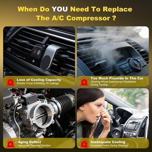 Air Conditioning AC Compressor with Clutch Compatible with Jeep Grand Cherokee 2011-2016 & Dodge Charger 2011-2013, Durango 2011-2015, Challenger 2011-2014 & Chrysler 300 2011-2013, 3.0L 3.6L in Saudi Arabia