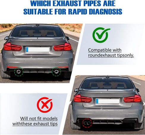 Gloss Black Rear Diffuser FIT 2012–2018 BMW 3 Series F30/F31 330i 335i 340i M Sport – M-Tech Single Muffler Dual Out Bumper Lower Lip – Exterior Styling Upgrade in Saudi Arabia