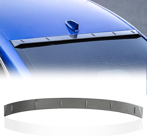 Xprite Rear Roof Spoiler Compatible with Honda Civic 2021-2026 4DR Sedan, 11th Civic Roof Window Spoiler, Rear Window Visor Spoiler Wing, JDM Style ABS Material- Glossy Black in Kuwait