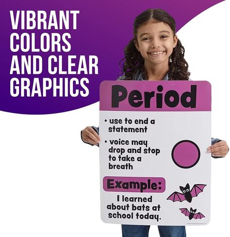 Fun Express Punctuation Educational Classroom Posters, 10 Piece in Kuwait