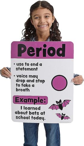 Fun Express Punctuation Educational Classroom Posters, 10 Piece in Kuwait