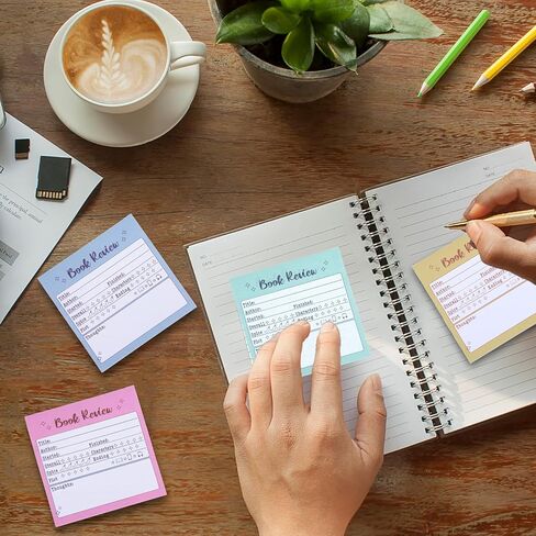 250-Sheet Book Sticky Notes, Ymapinc Book Annotation Kit, Mini Book Review Sticky Notes, Bookish Gifts for Readers, Gift for Books Lovers Accessories in Kuwait