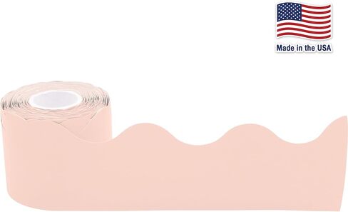 Teacher Created Resources Blush Scalloped Rolled Border Trim (TCR8906) in Saudi Arabia