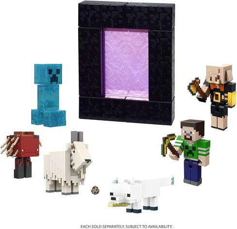 Mattel Minecraft Craft-A-Block Zombie Figure, Authentic Pixelated Video-Game Character, Action Toy to Create, Explore and Survive, Collectible Gift for Fans Age 6 Years and Older in Kuwait