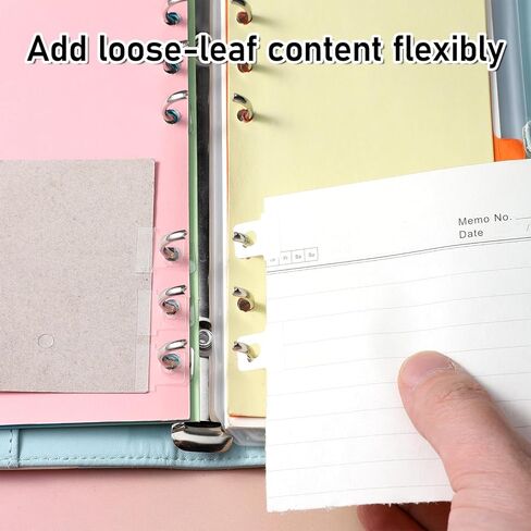 500 Pcs Clear Binder Hole Reinforcement Stickers, Self-Adhesive Binder Refill Sheet Converter Stickers Change No Punched Page to Loose-Leaf Binders Refill Insert for Planner Scrapbooking Office Album in Kuwait