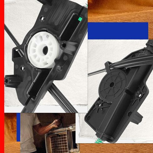 JC Whitney JFBAJCWWR00042 Front Right Power Window Regulator - Compatible with Tesla S 2012-2020 in Kuwait
