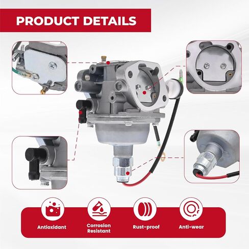 NIMTEK SV710 SV720 Carburetor with 32 083 03-S Air Filter for Kohler SV710 SV725 SV730 SV735 SV740 SV830 23HP -27HP Courage Engine Replace 3285308-S 32 853 12-S in Kuwait