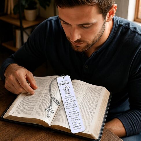 Adult Baptism Gift for Women Men, Catholic Baptism Gifts for Girls Boys, Christening Gifts for Goddaughter Godson Godchild, Bible Bookmarks in Kuwait