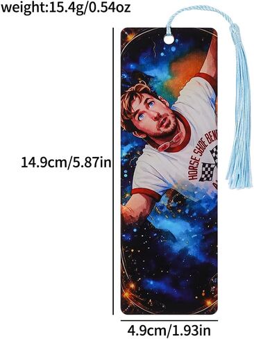 Project Hail Mary Bookmark Set, 3-Pack Novel & Movie IP Merchandise, Ryland Grace & Rocky Jazz Hands Bookmarks with Acrylic Tassels, Sci-Fi Fan Gift for Book Lovers, Students & Andy Weir Fans in Kuwait