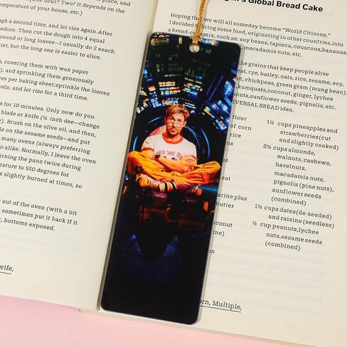 Project Hail Mary Bookmark Set, 3-Pack Novel & Movie IP Merchandise, Ryland Grace & Rocky Jazz Hands Bookmarks with Acrylic Tassels, Sci-Fi Fan Gift for Book Lovers, Students & Andy Weir Fans in Kuwait
