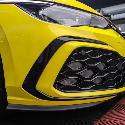 Front Bumper Grill 2021-2023 Accessories Compatible with Vw Golf 8 Mk8 R-Line GTI Sports Version Front Air Inlet Grille Fog Lamp Trim Kits in Kuwait