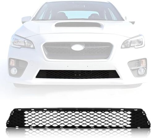 Front Bumper Lower Grille Compatible with Subaru WRX 2015 Automotive Grille Front Bumper Lower Grill Guard, Gloss Black in Saudi Arabia