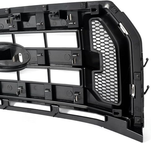 Chrome Front Bumper Grill Compatible with 2015-2017 Ford F-150 F150 XLT Style Truck Grille Assembly Replace for FL3Z8200DA, FL3Z8200AA in Kuwait