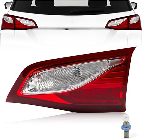 Inner Tail Light Assembly for Chevy Equinox 2018 2019 2020, Halogen Rear Running Reversing Light Inner Tail Lamp Taillight Assembly Right (Passenger Side), Bulbs Included, 84235061 84341670 GM2803119C in Saudi Arabia