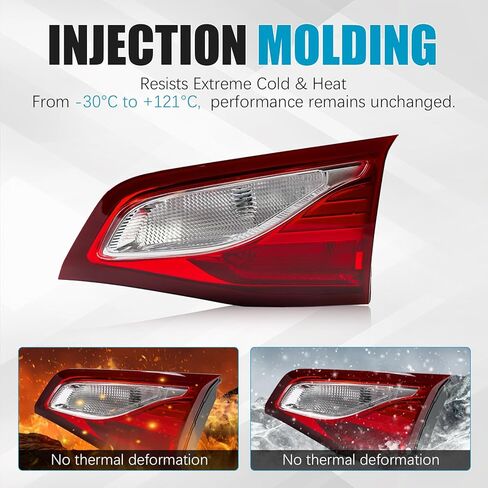Inner Tail Light Assembly for Chevy Equinox 2018 2019 2020, Halogen Rear Running Reversing Light Inner Tail Lamp Taillight Assembly Right (Passenger Side), Bulbs Included, 84235061 84341670 GM2803119C in Saudi Arabia