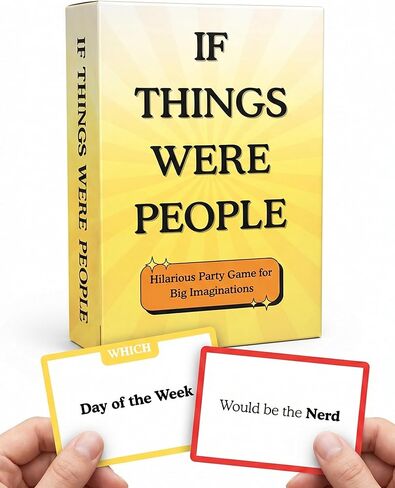 If Things were People – Funny Card Game for Family Game Night, Teens & Adults | Hilarious Debate Party Game for Families, Friends, Date Night & Parties | Easy to Learn | 2+ Players in Saudi Arabia