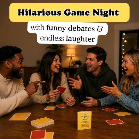 If Things were People – Funny Card Game for Family Game Night, Teens & Adults | Hilarious Debate Party Game for Families, Friends, Date Night & Parties | Easy to Learn | 2+ Players in Saudi Arabia