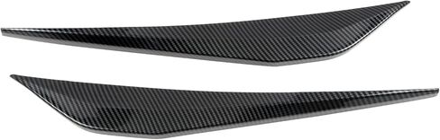 L2R for Chevrolet Corvette C7 (2014-2018) Front Bumper Corner Guard Proteror Cover Trim Carbon Fiber Style ABS Car Exterior Accessories 2 PCS in Saudi Arabia