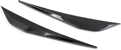 L2R for Chevrolet Corvette C7 (2014-2018) Front Bumper Corner Guard Proteror Cover Trim Carbon Fiber Style ABS Car Exterior Accessories 2 PCS in Saudi Arabia